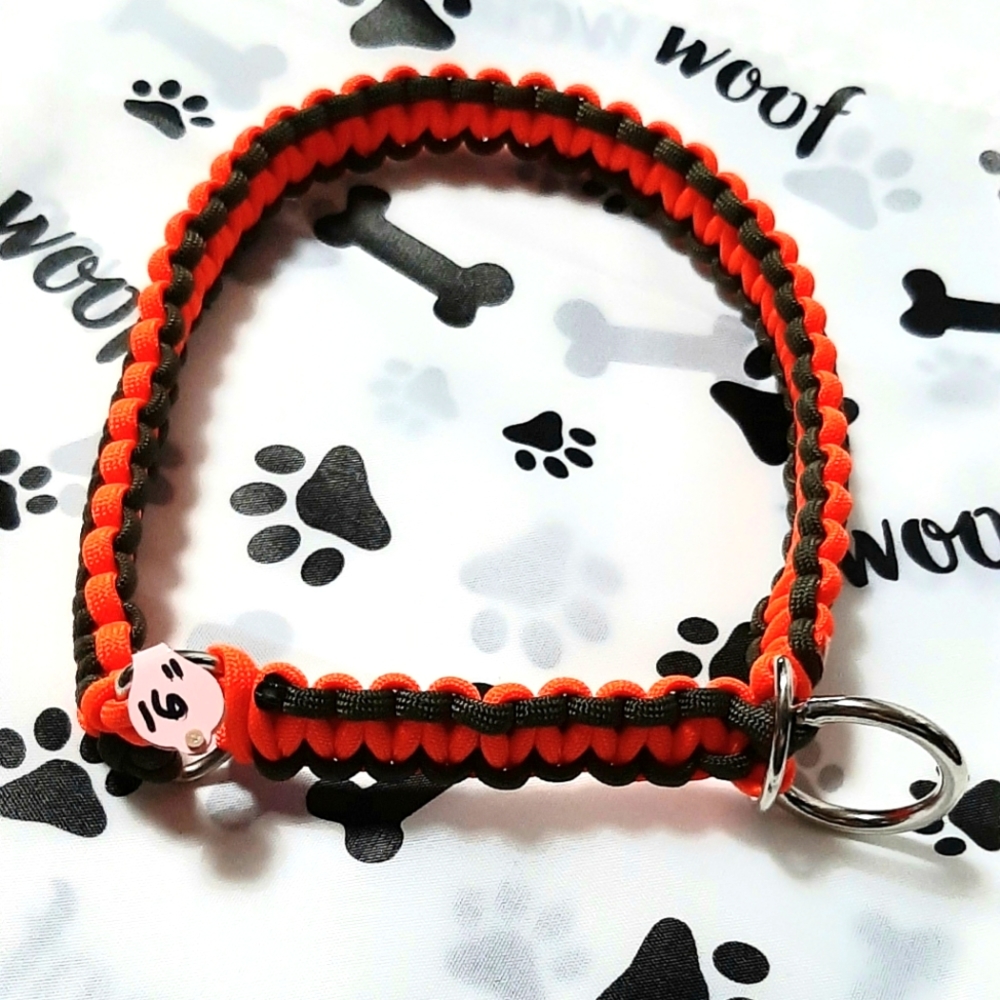 Paracord Dog Collar Limited Slip Training